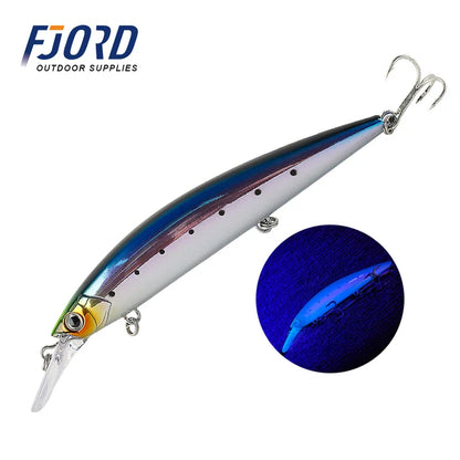 FJORD Heavy Sinking Minnow Fishing Lures – 110S 37g, 90S 29g, 70S 17g Saltwater & Freshwater Jerkbait