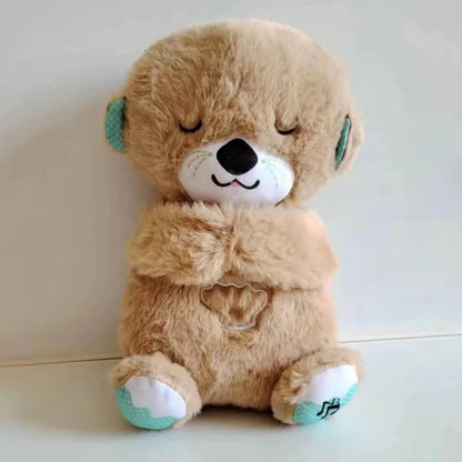 32CM Disney Stitch Plush Doll – Lighting & Music Soothing Baby Sleep Companion, Kawaii Breathing Plush Toy 2024