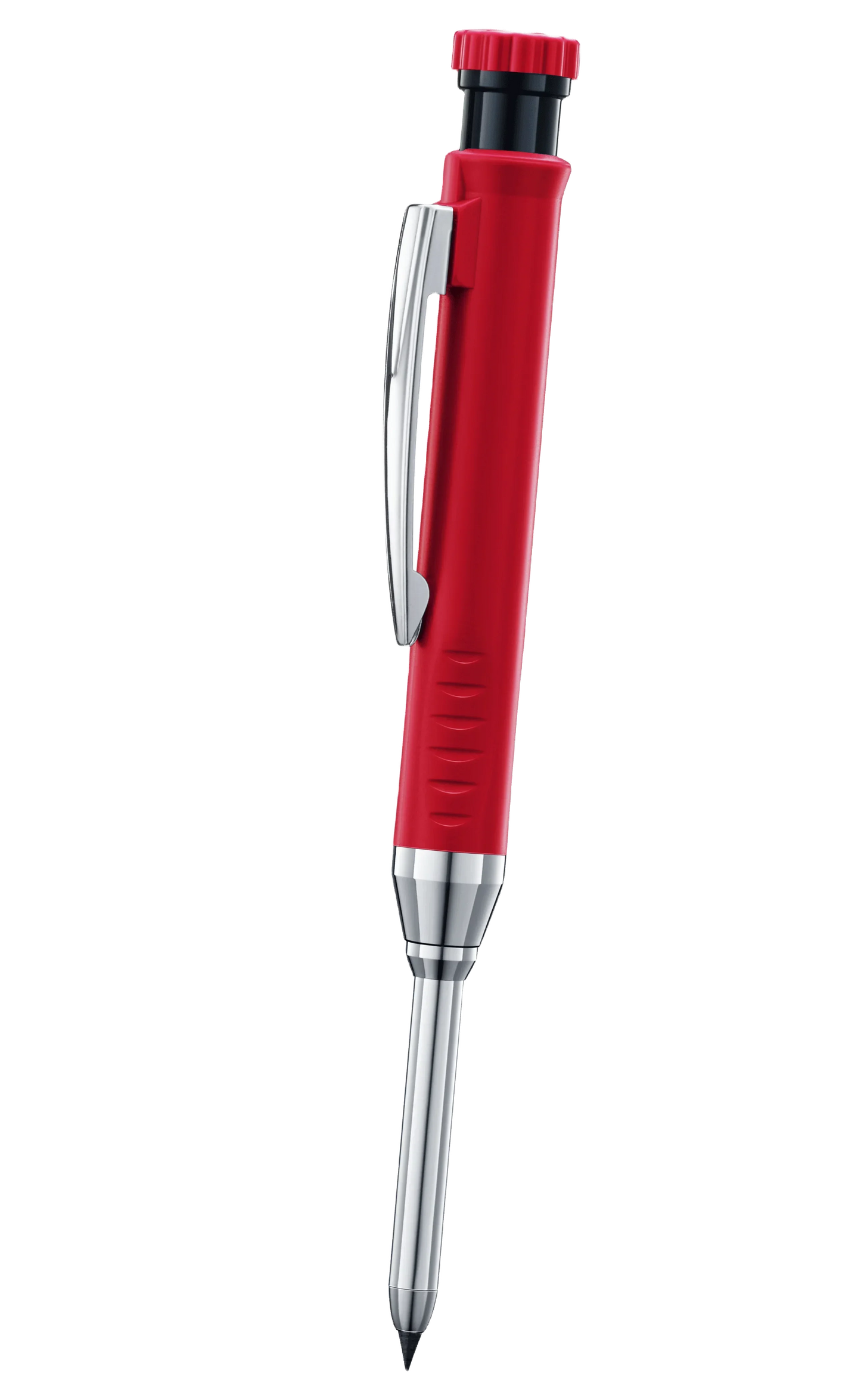 Carpenter Mechanical Pencil Set - 2.8mm Solid Woodworking Pencil With Sharpener & 3 Color Refills For Construction Tools
