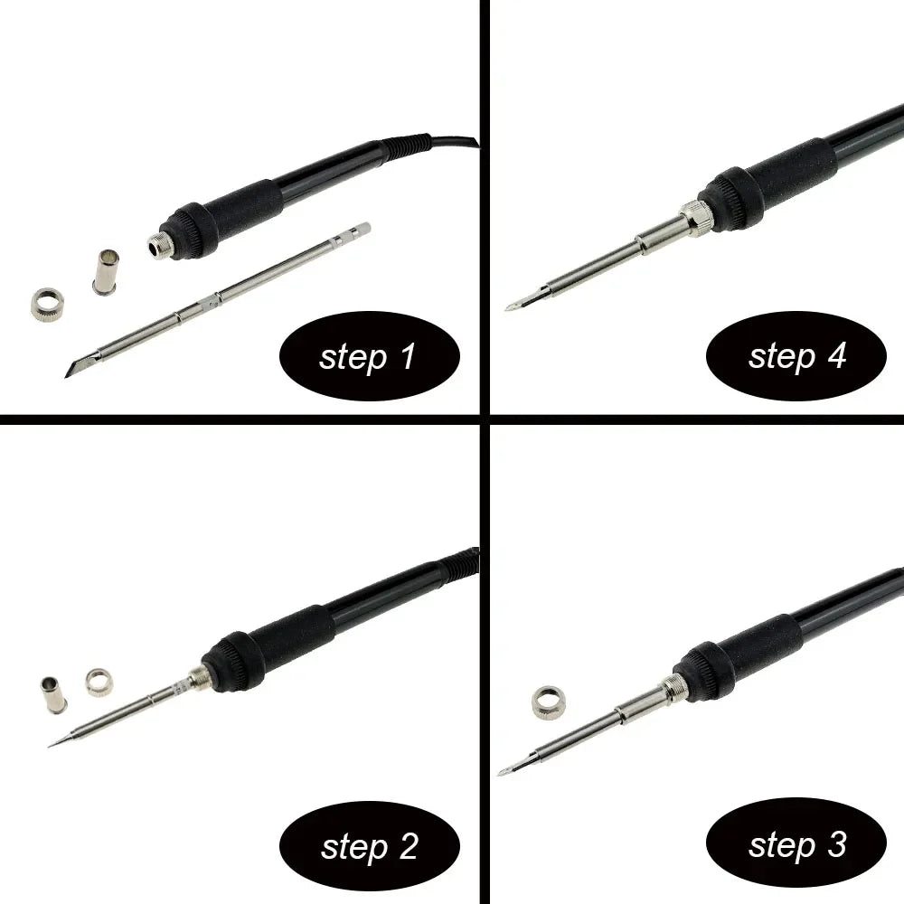KSGER STM32 V3.1S T12 Soldering Station – OLED Display, Aluminum Alloy FX9501 Handle, Auto-Sleep & T12 Iron Tips