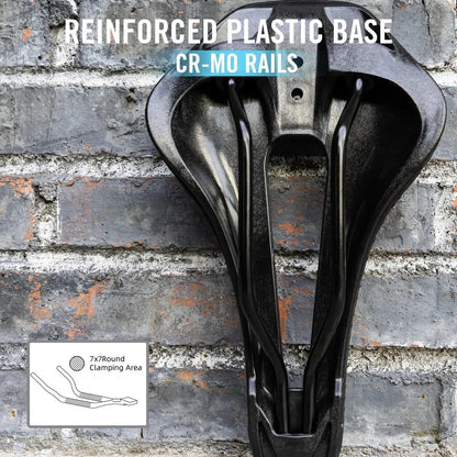 RYET 3D Printed Bike Saddle – Ultralight Carbon Fiber Hollow Seat for MTB, Gravel & Road Cycling Comfort & Breathability