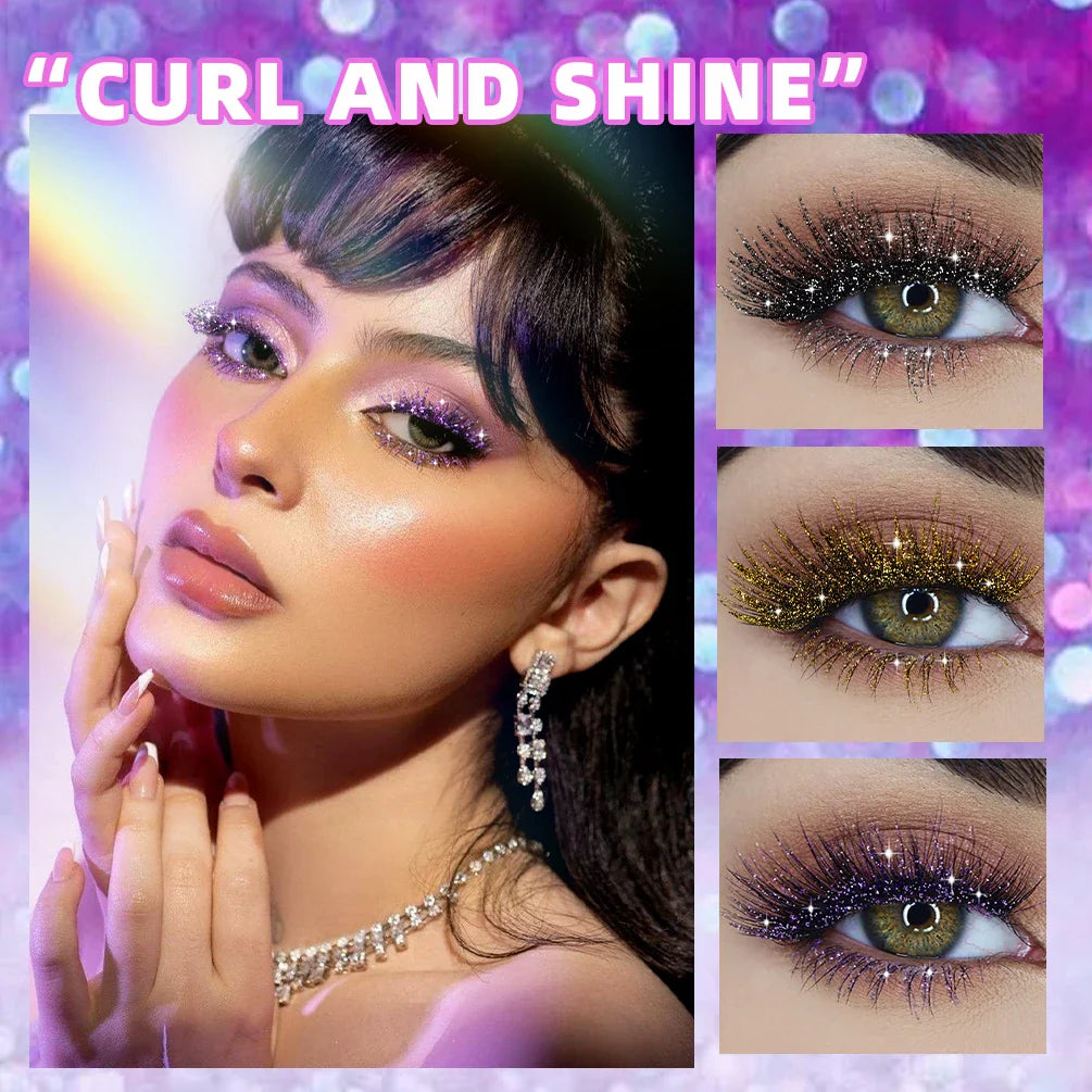 Diamond Galaxy Glitter Mascara – Sweat-Proof, Quick-Dry, Long-Lasting Curling Thick Lash Makeup          Ask ChatGPT