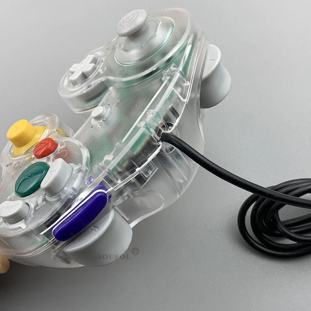NGC Wired Handheld Joystick Controller – GameCube Gamepad Accessory for Nintendo