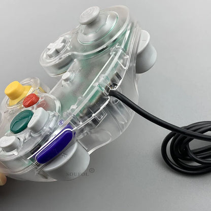 NGC Wired Handheld Joystick Controller – GameCube Gamepad Accessory for Nintendo