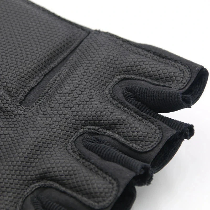 Half Finger Cycling Tactical Gloves - Outdoor Sports, Shooting, Hunting, Motorcycle and Bike Accessories for Men and Women