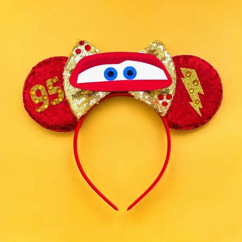 Toy Story Character Headbands - Sequin Bow, Woody, Buzz Lightyear & Alien Hair Accessories for Girls