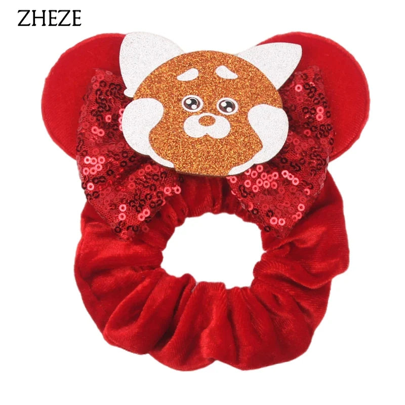 Velvet Mouse Scrunchies - Cute Elastic Ponytail Holders & Hair Accessories for Girls