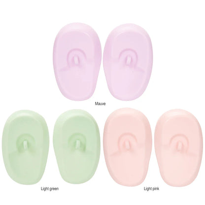 Silicone Ear Covers - Waterproof Hairdressing Ear Caps, Earmuffs for Shower, Salon, Bathing & Spa Use