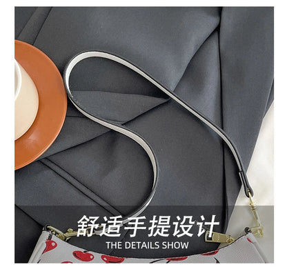 2025 Modern Vintage Cherry Crossbody Bag – Mahjong-Style Chain Shoulder & Underarm Bag, Women’s Light Luxury