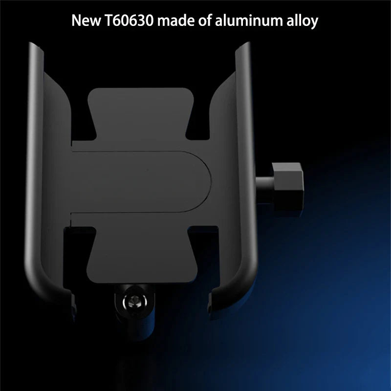 VIKEFON Aluminum Alloy Motorcycle & Bicycle Phone Holder – 4-7 inch Smartphone GPS Handlebar Mount