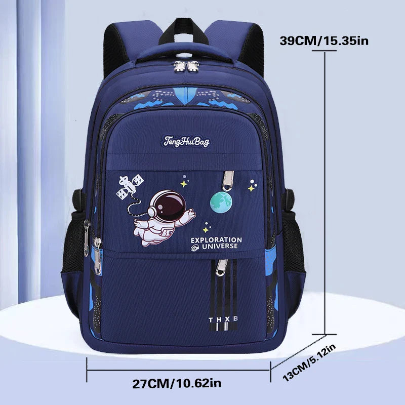 New Children's Shoulder Bag for Boys - Schoolbag for Ages 6-12, Perfect for Elementary School Students