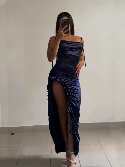 2024 Europe & US Y2K Sexy Halter Dress - Summer Cross-Border Senior Style Spice Girl Dress