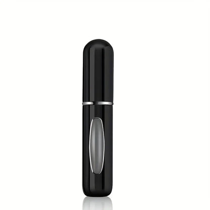 5ml Travel Perfume Atomizer - Portable Refillable Aluminum Spray Bottle for Perfume Cosmetics and Travel Use