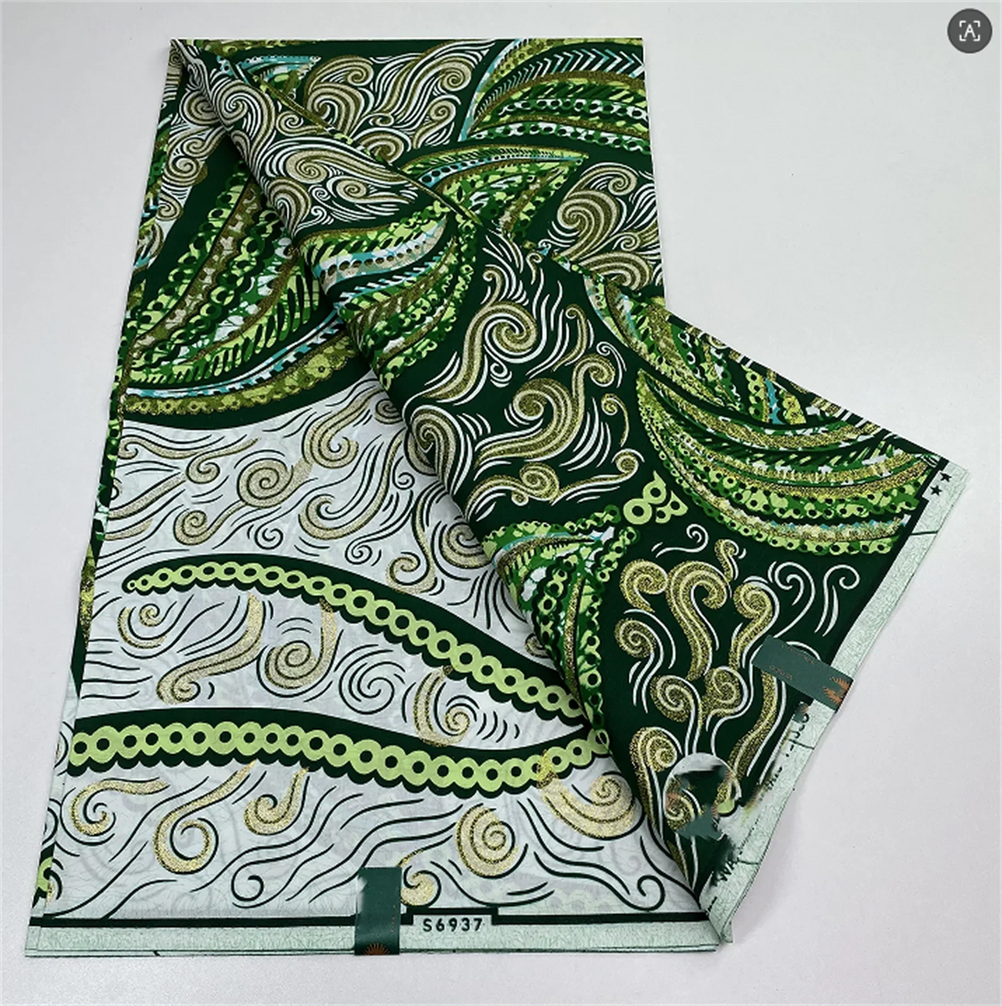 Original African Wax Print Fabric - 6 Yards 100% Cotton Nigerian Ankara Sewing Material