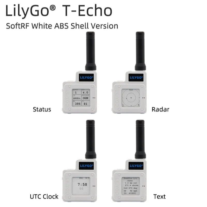 LILYGO® TTGO T-Echo NRF52840 LoRa Wireless Module – 433/868/915MHz, GPS, E-Paper & BME280 Sensor for Arduino