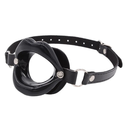 Silicone Lips O-Ring Gag – Oral Fixation Open Mouth BDSM Bondage Restraint for Couples, Adult Sex Toy