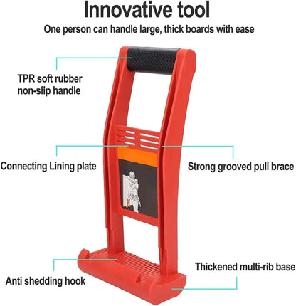 80KG Giant Panel Carrier Handling Tool | Wooden Board Load Plier | Drywall Handle Plywood Bedspread for Carrying