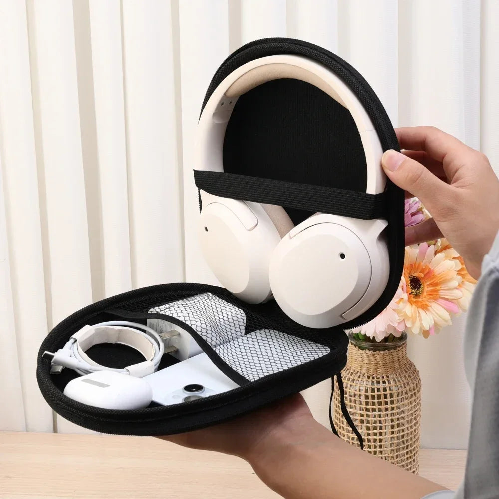 Portable Shockproof Hard Case for Sony Bluetooth Headphones & Earbuds – Travel Storage Carrying Pouch
