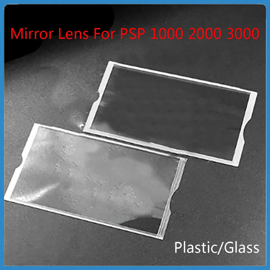 Mirror Lens for PSP 1000/2000/3000 – Transparent LCD Screen Lens Cover Protector with Replacement Frame
