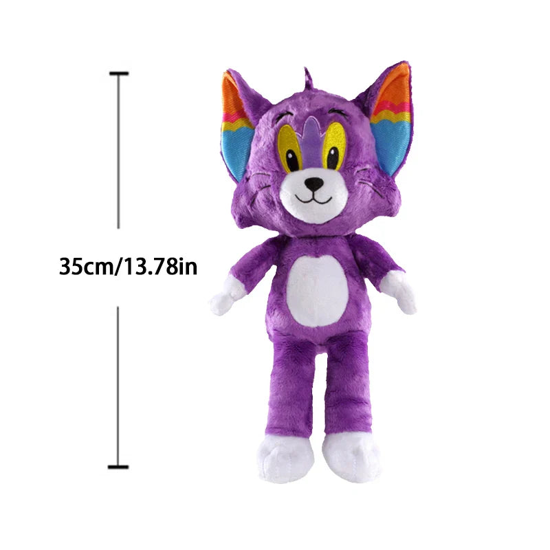 Anime Tom & Jerry Plush Toy — Cute Cat & Mouse Stuffed Animal Doll for Kids Gift, Free Shipping