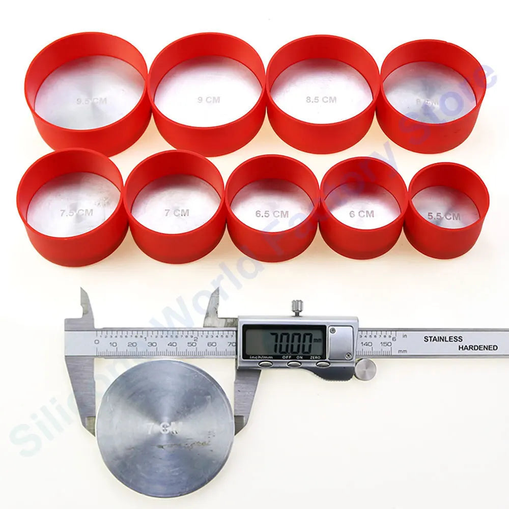 17 Colors 7.0CM Silicone Cup Bottom Cover – Heat Insulation Coaster Sleeve & Anti-Slip Water Bottle Sleeve