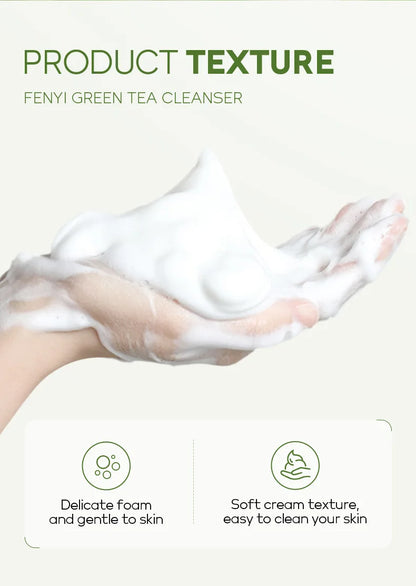 Vitamin C Facial Cleanser — Deep Cleansing, Moisturizing Face Wash Foam, Blackhead Removal Skincare