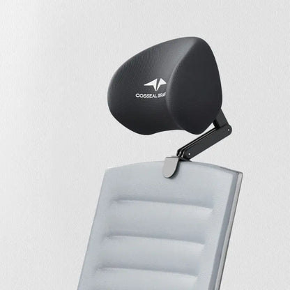 Upgraded Memory Foam Headrest for Office Chair — Adjustable Height & Angle Neck Support Pillow Cushion