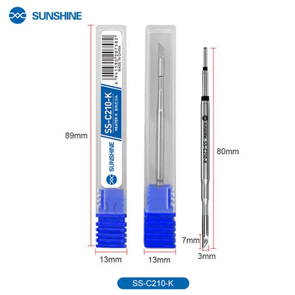 RELIFE Super Fine Soldering Tips C210 C245 C115 – Professional Iron Tips for GVM T210 T115 Stations