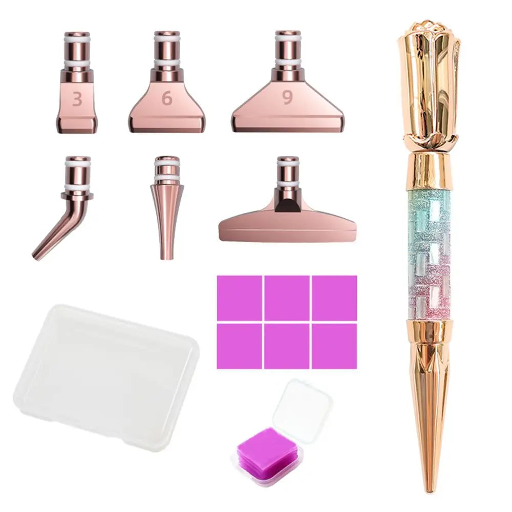 5D Diamond Painting Pen Kit – Glitter Sparkle Drill Pens for Cross Stitch, Embroidery, DIY Crafts & Nail Art