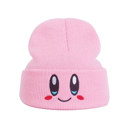 Big Eye Embroidery Beanie – Elastic Knit Winter Skull Cap, Hip Hop Style for Men & Women