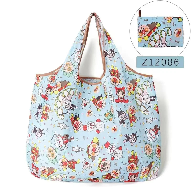 Large Reusable Grocery Bags - High-Quality Women's Shopping Tote Handbags, Washable, Solid Colors