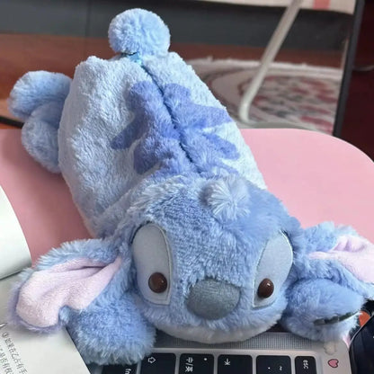 Disney Stitch Plush Pencil Case — Kawaii Lilo & Stitch Pen Bag for Kids, School Stationery & Gift Toy