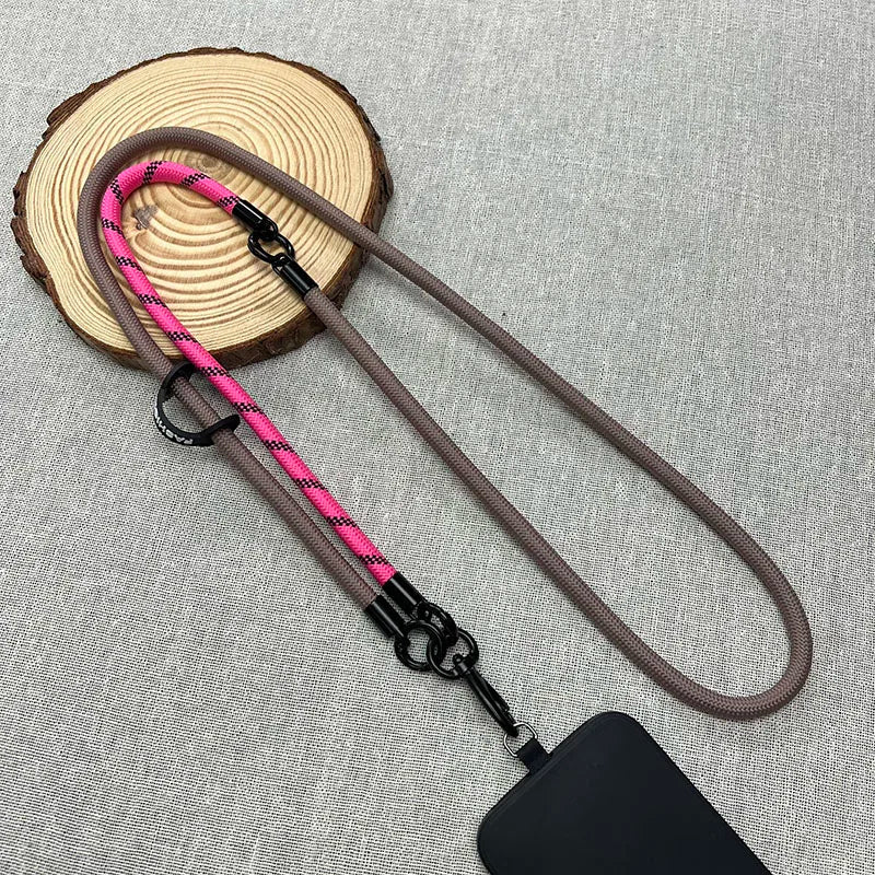 120CM Crossbody Neck Cord Lanyard – 8MM Detachable Wrist Strap, Anti-Lost Cell Phone Case Hang Chain for Outdoors