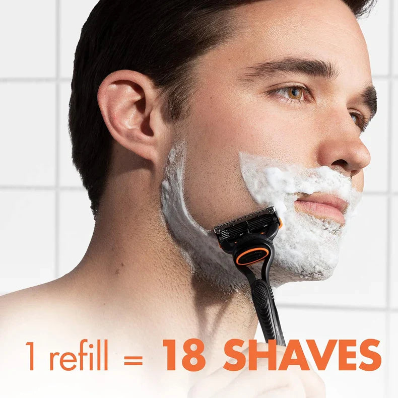 Gillette Fusion5 Men's Razor - 5-Layer Blade Shaver with Lubrastrip for a Comfortable and Safe Shave
