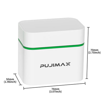 PUJIMAX LED Display 8-Slot Battery Charger – AA/AAA NiMH/NiCd 1.2V Rechargeable Battery Charger with Indicator