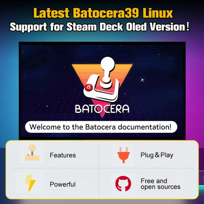 Batocera TF/Game Card — 70+ Emulators & 51,400+ Games for Steam Deck, Windows PC, Mac, Handheld Console, PS1/2/3, PSP, DC, MAME