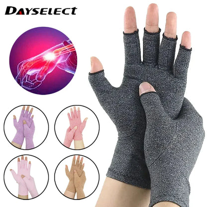 Compression Arthritis Gloves with Wrist Support – Joint Pain Relief Hand Brace for Men & Women, Therapy Wristband