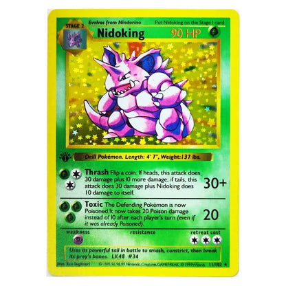 10pcs Pokémon 1996 1st Edition Collection Cards – Charizard, Shining PTCG Game Flash Cards, Anime Gift Toys