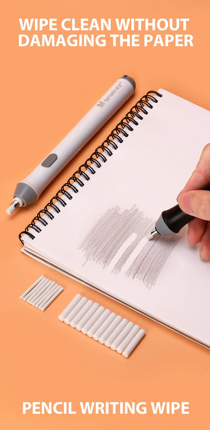 Adjustable Electric Eraser for School — Automatic Sketch & Drawing Rubber with Refill