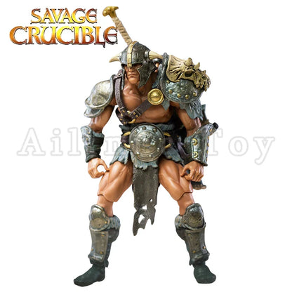 Harbinger Studios 1/12 7-Inch Action Figure – Savage Crucible Wave 2 Jaeger Nashom Krieger Whoman Barbarian Anime Model Gift