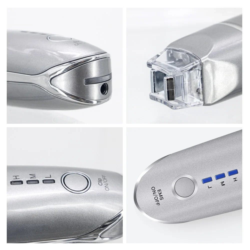 Portable 2 in 1 EMS Eye & Face Vibration Massager - Dark Circle Remover & Anti-Aging Eye Wrinkle Beauty Care Tool