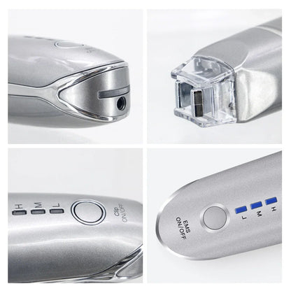 Portable 2 in 1 EMS Eye & Face Vibration Massager - Dark Circle Remover & Anti-Aging Eye Wrinkle Beauty Care Tool