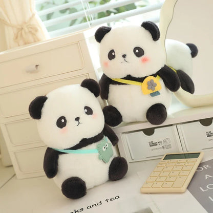 Cute Panda Plush Keychain - Cartoon Bag Pendant & Car Key Chain Gift Accessory