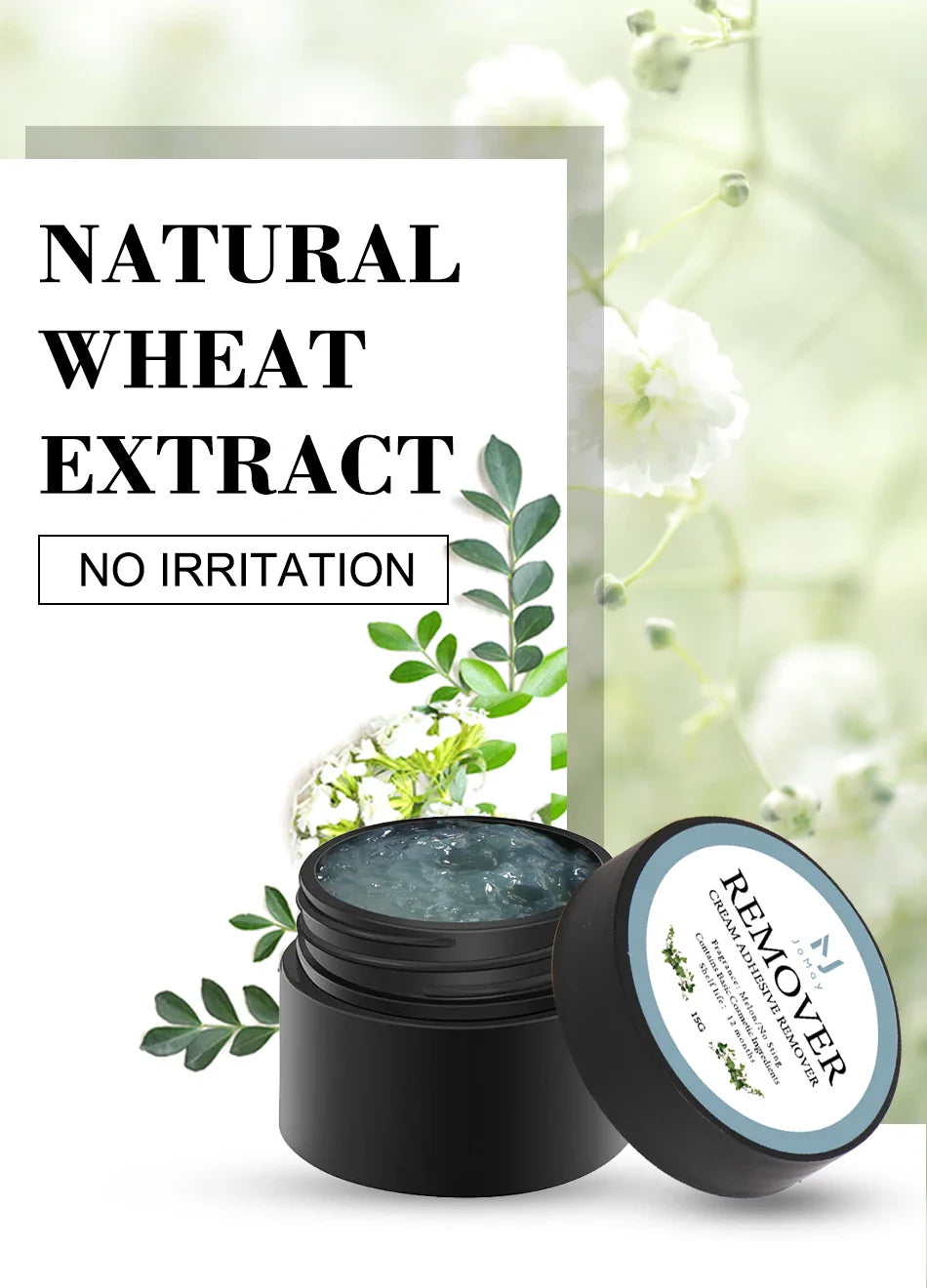 15g UV Eyelash Extension Glue Remover Cream – Professional Lash Removal Tool for Makeup