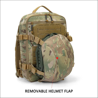 1000D Nylon Hunting Backpack – Lightweight Molle Plate Carrier Rucksack, Hiking & Sports Bag Compatible with Vest