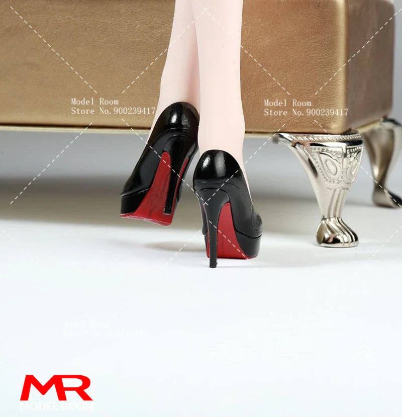 1/6 Scale Fashion Girl High Heel Shoes — Stiletto Court Shoe Model for 12" TBL PH Female Action Figures
