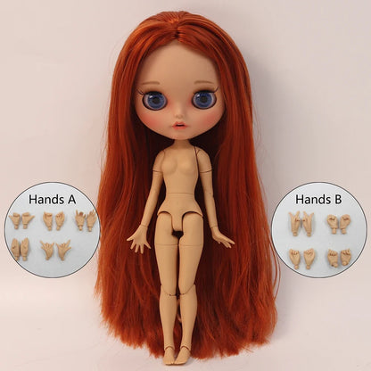 ICY DBS Blythe 1/6 BJD Doll - 30cm Jointed Body Tan Skin Anime Girl Toy