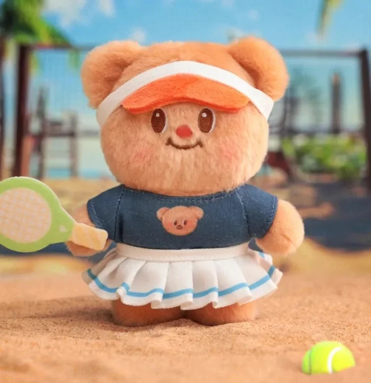 Butter Bear Wardrobe Series Blind Box – Cute Action Figure Doll Keyring Mystery Toy for Kids & Birthday Gifts