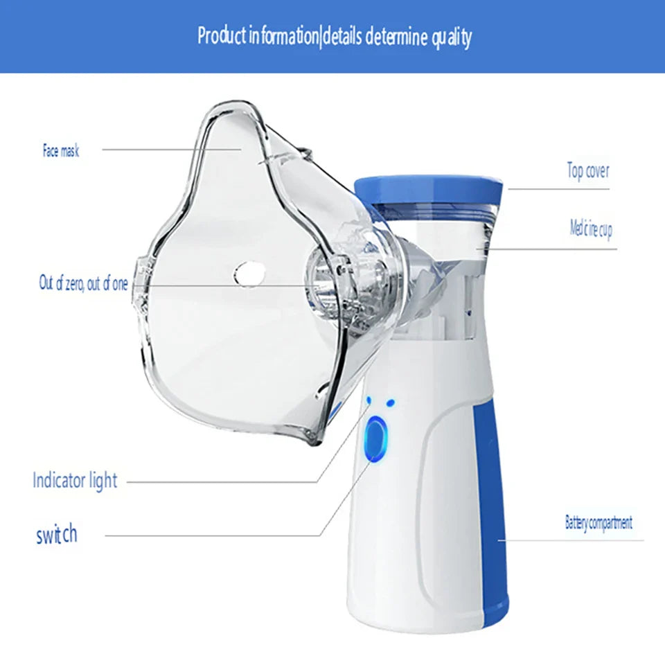 Revitalize 2-in-1 Facial Steamer & Humidifier — Nano Ion Mist for Skin and Air Moisturizing with Water Tank
