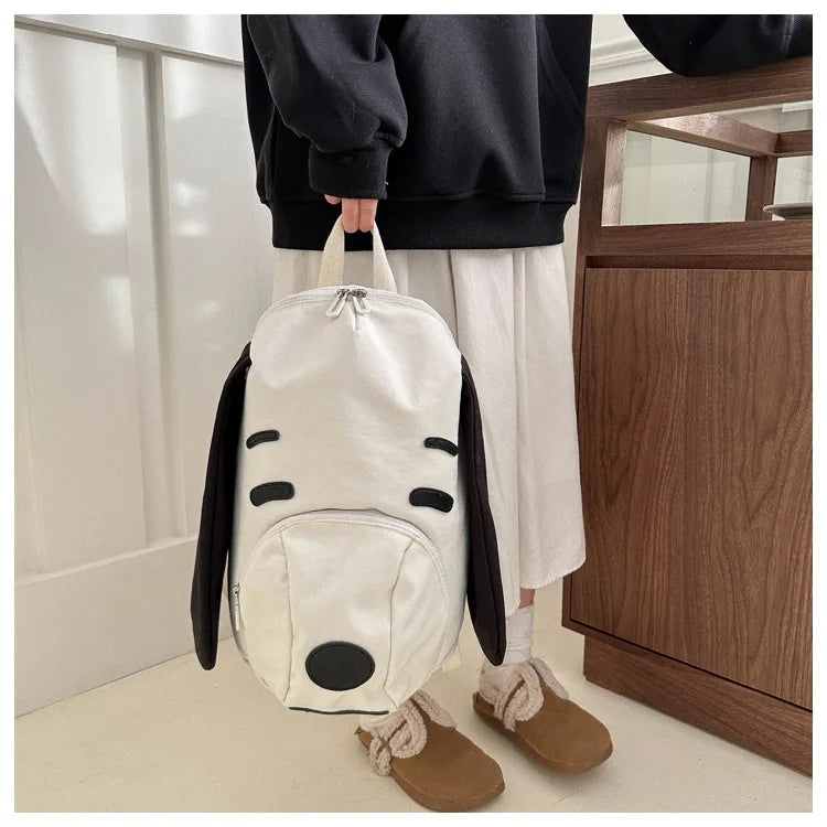 Cute Anime Snoopy Backpack — Large Capacity Oxford Cloth Student Travel Casual Bag
